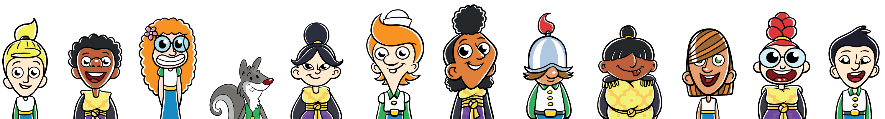 Story Time Chess characters